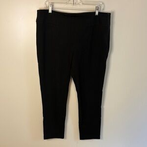 CAbi Black Stretch Side Zip Ankle Pants style 292